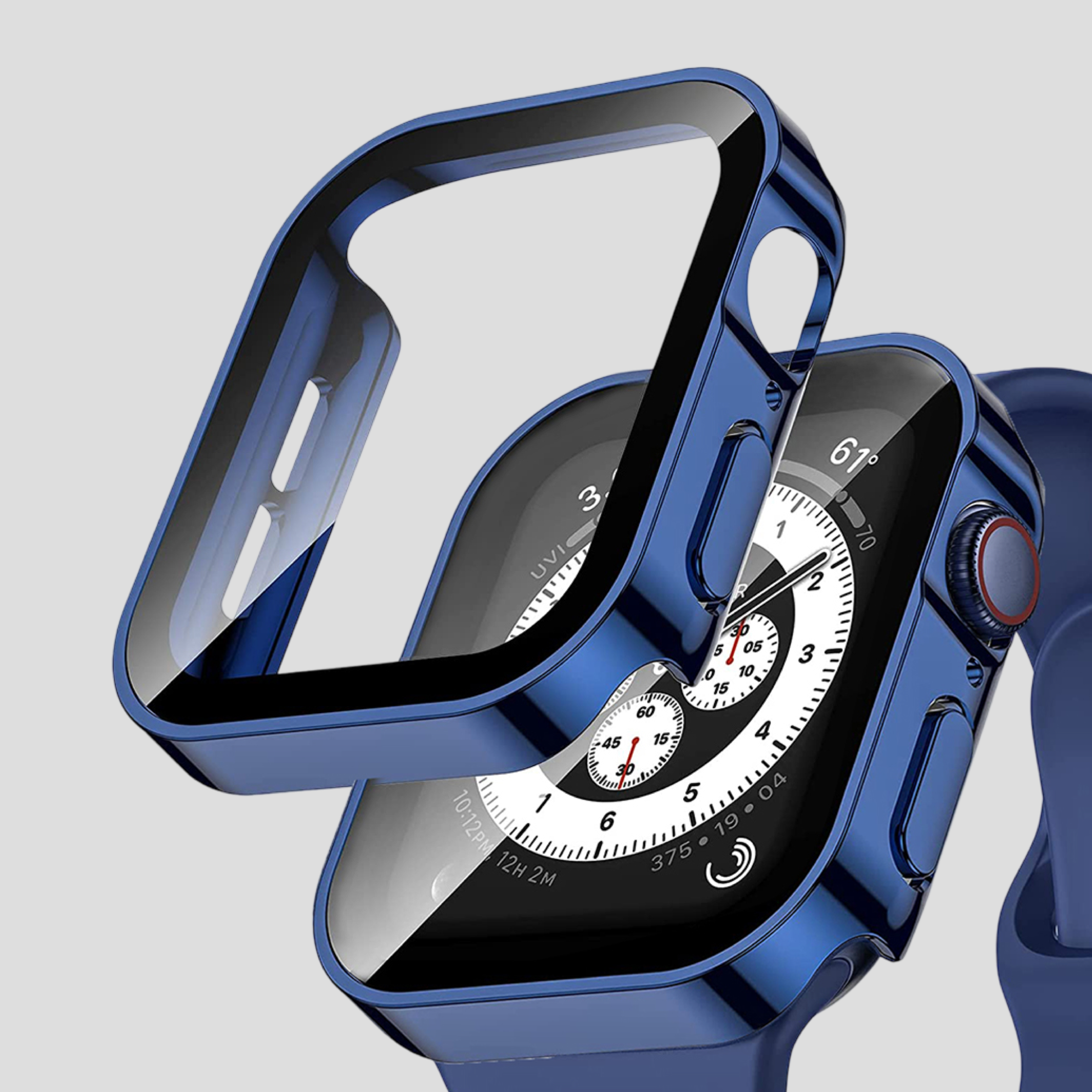 Premium Кейс / Протектор за iWatch 2-10, Ultra 1 / 2, SE 1 /2 - Тъмно син