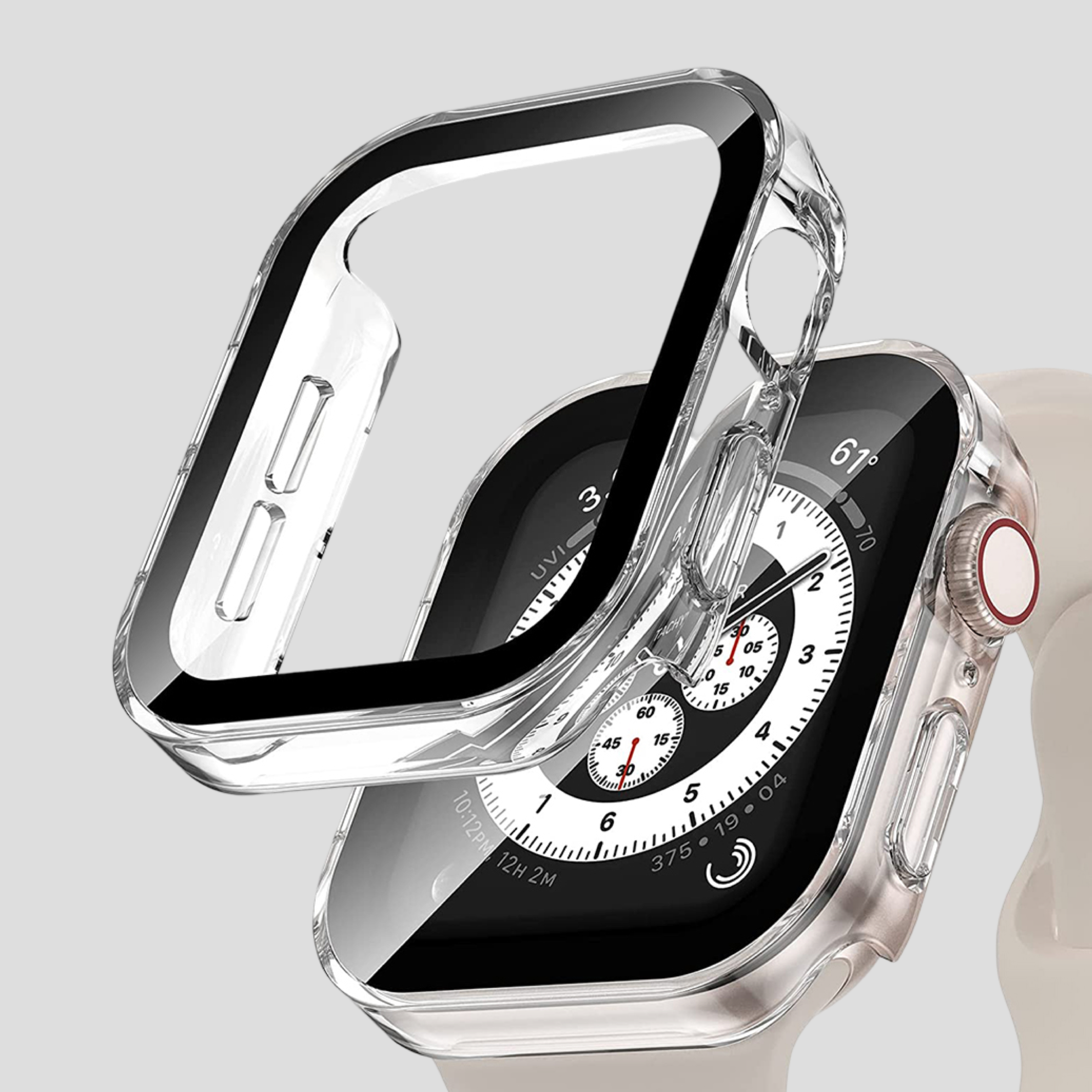 Premium Кейс / Протектор за iWatch 2-10, Ultra 1 / 2, SE 1 /2 - Прозрачен