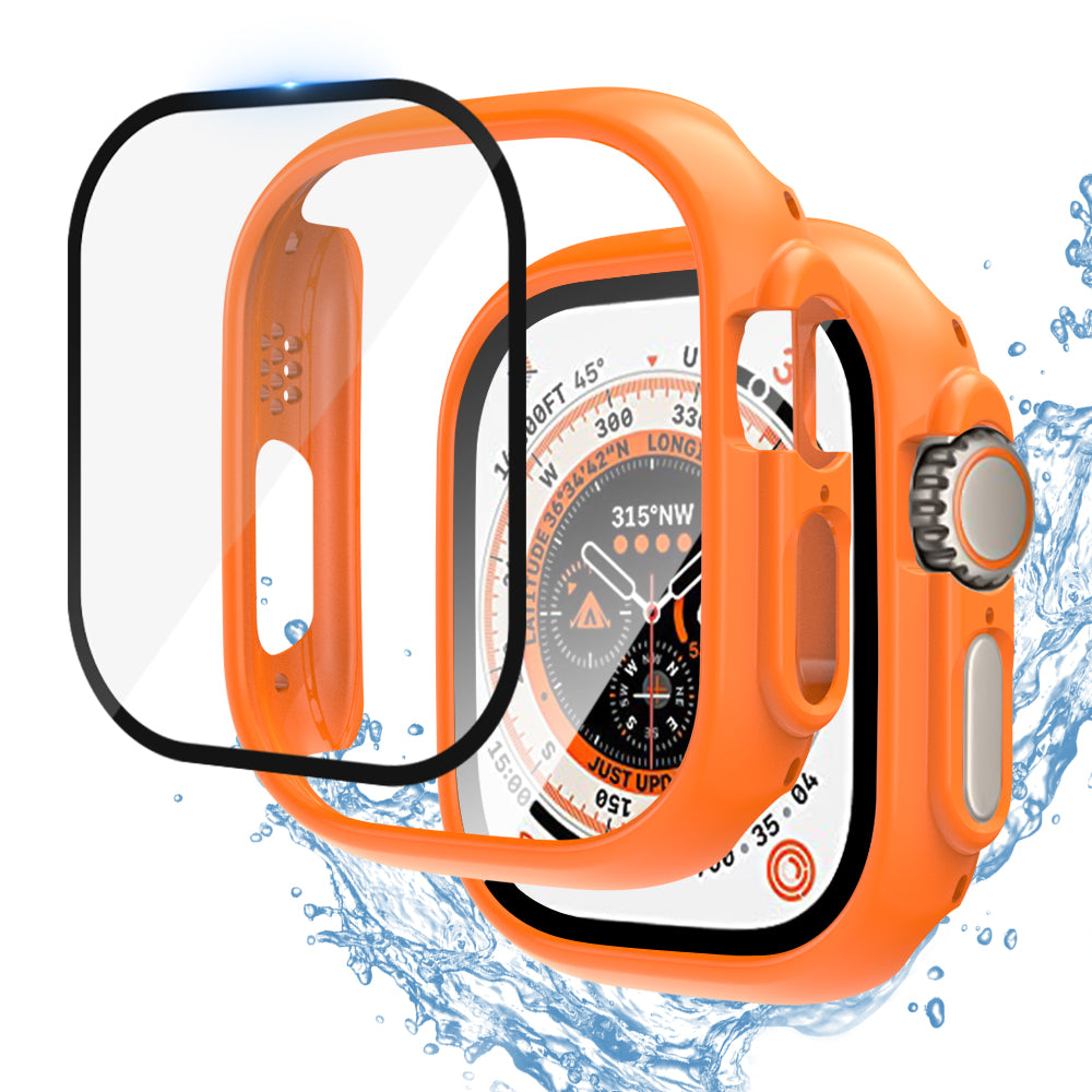 Premium Кейс + Протектор за iWatch Ultra 1 / 2 - Оранжев
