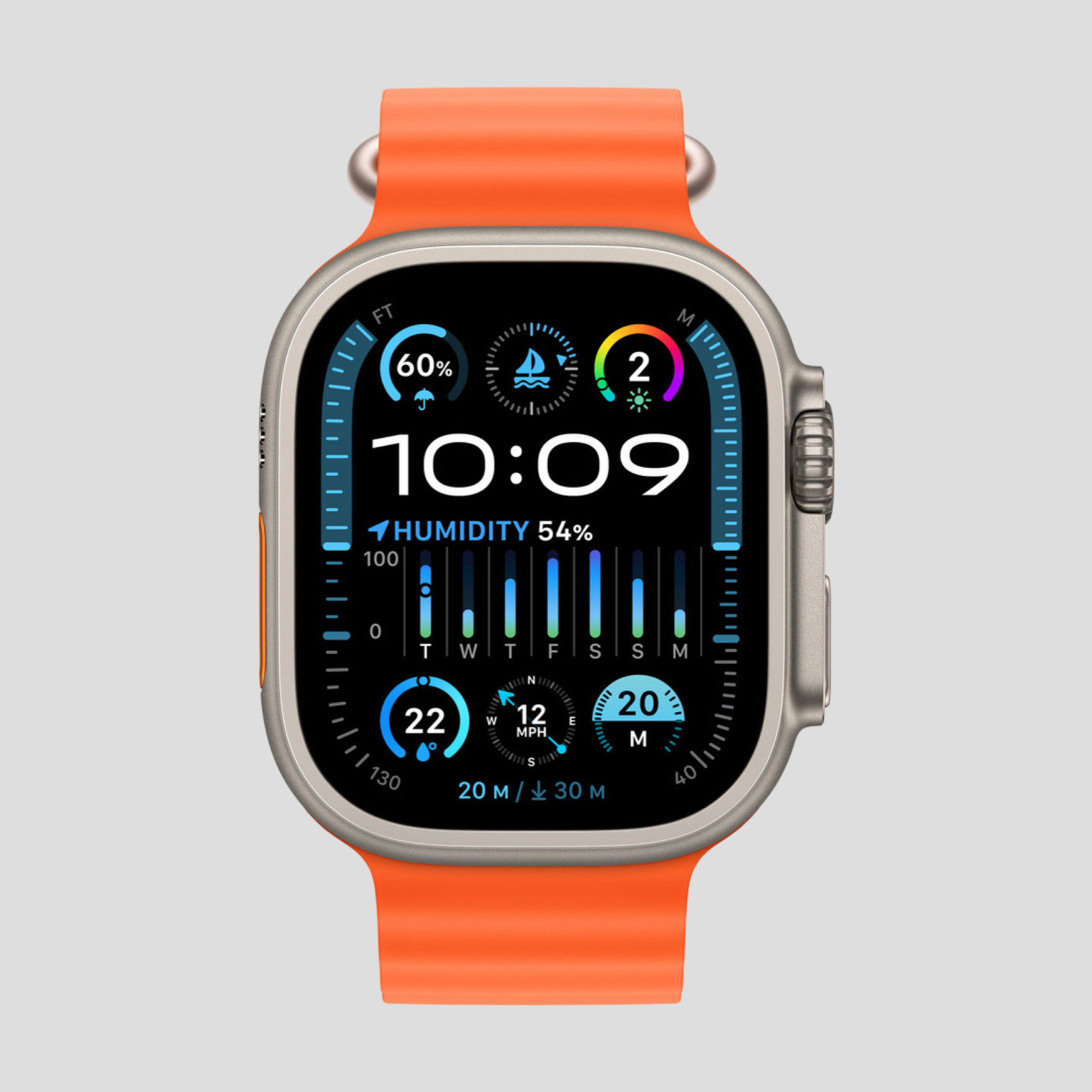 Ocean Band Силиконова каишка за iWatch 2-10, Ultra 1 / 2, SE 1 /2