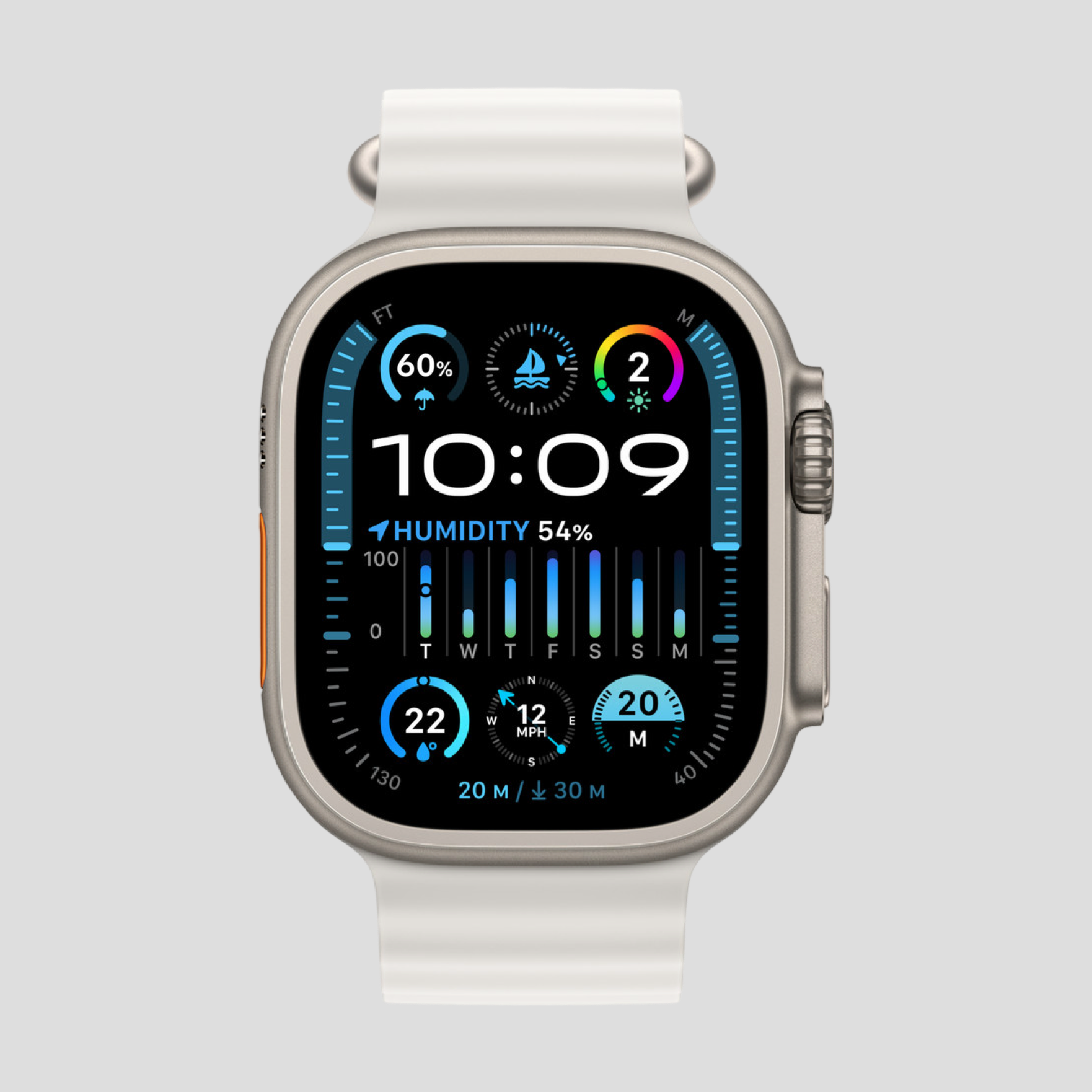 Ocean Band Силиконова каишка за iWatch 2-10, Ultra 1 / 2, SE 1 /2