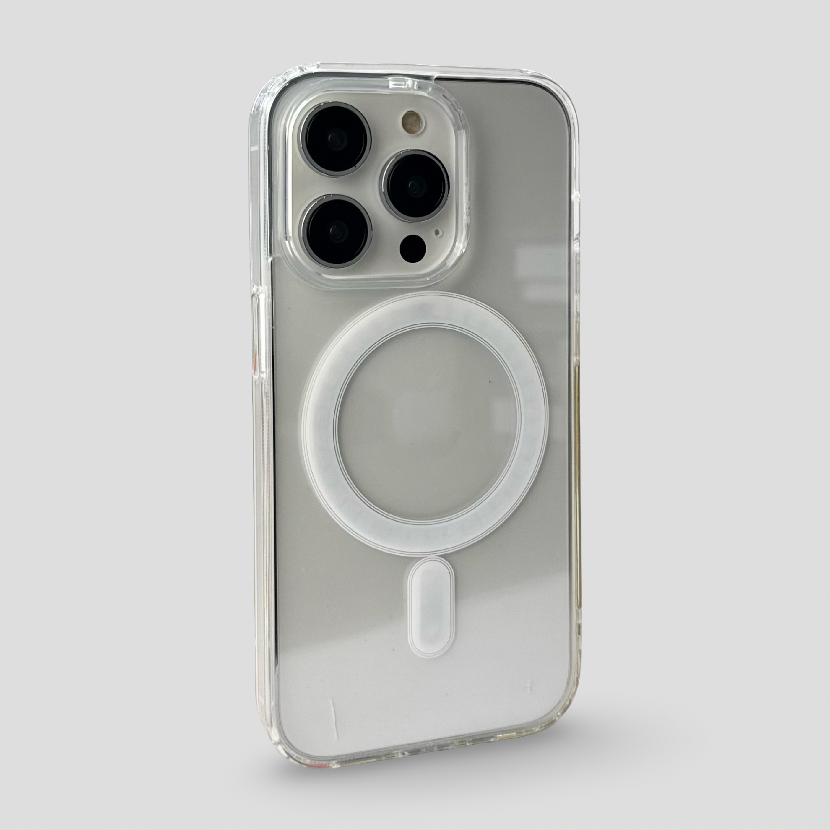 MagSafe Прозрачен силиконов кейс за iPhone