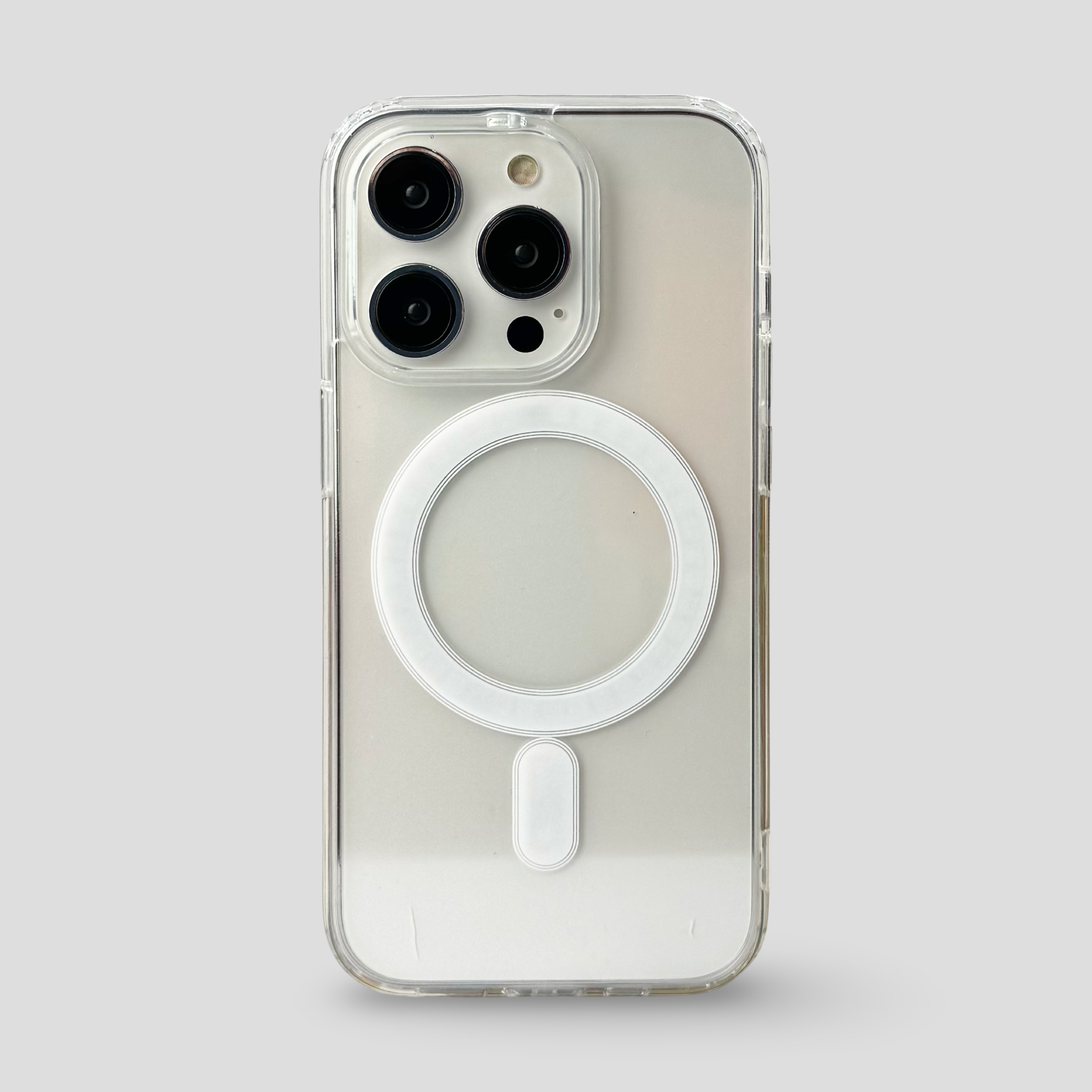 MagSafe Прозрачен силиконов кейс за iPhone