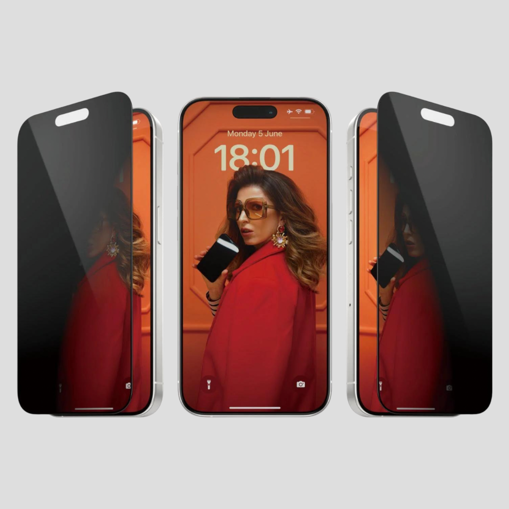 Privacy Стъклен протектор за iPhone
