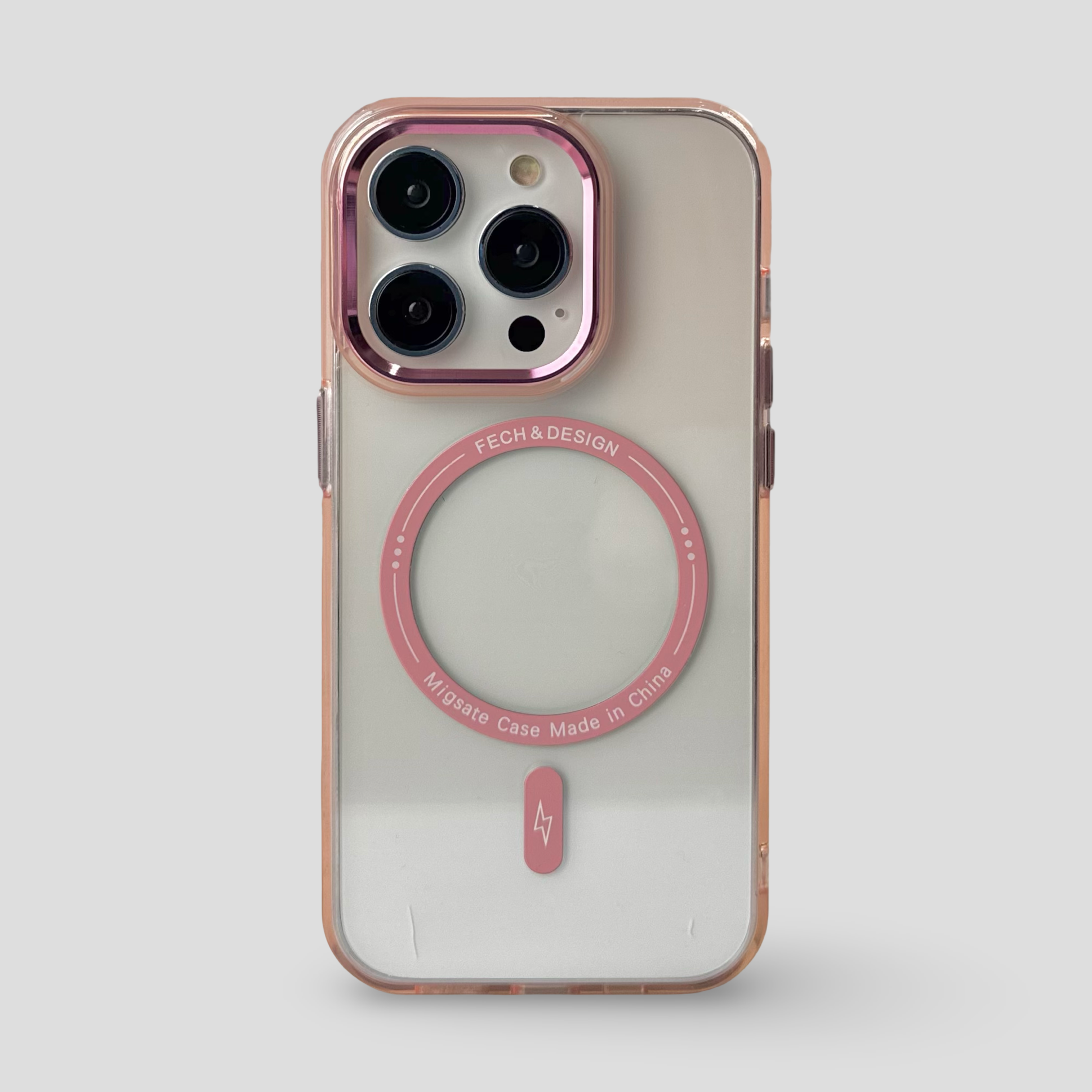 Magsafe Силиконов кейс с кант за iPhone