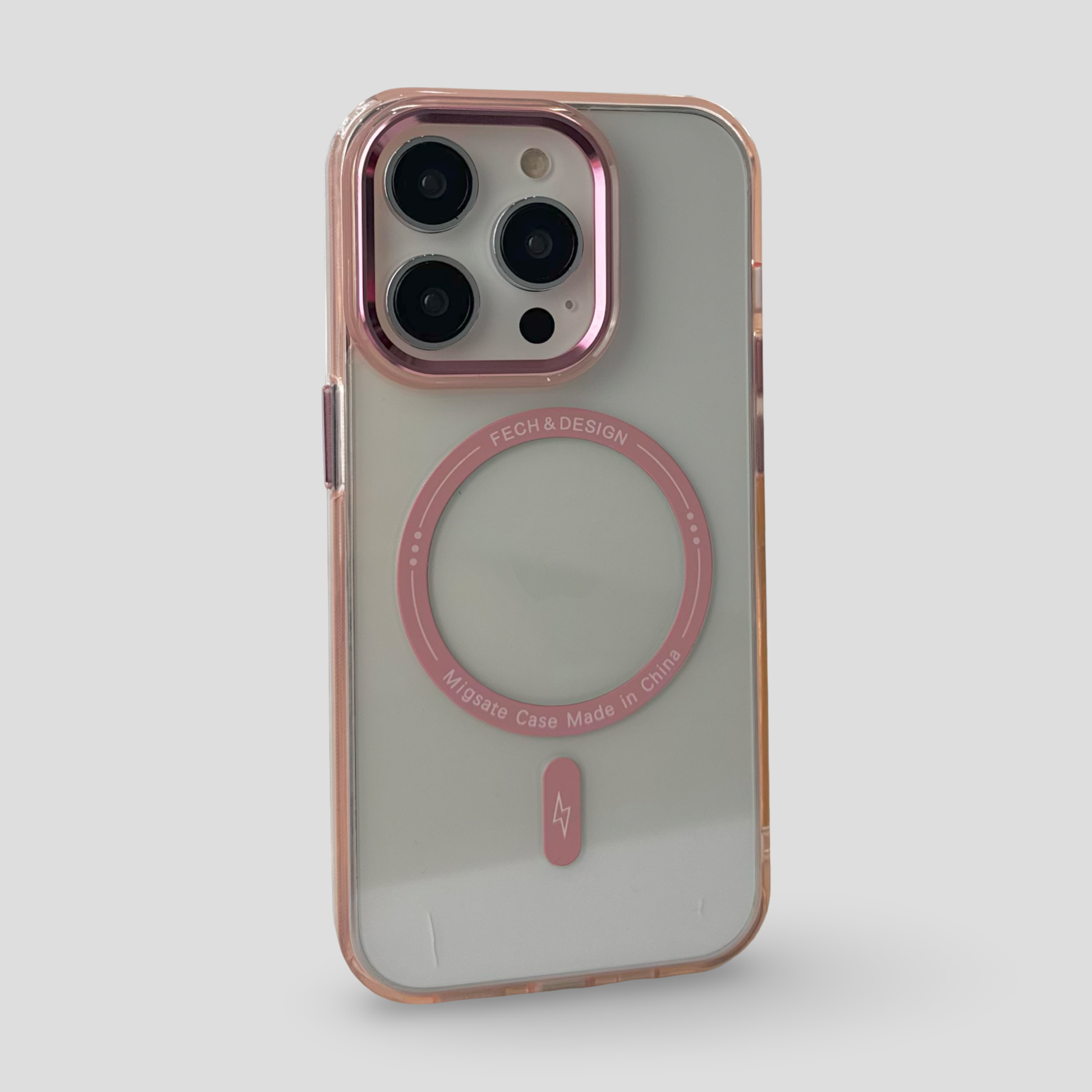 Magsafe Силиконов кейс с кант за iPhone