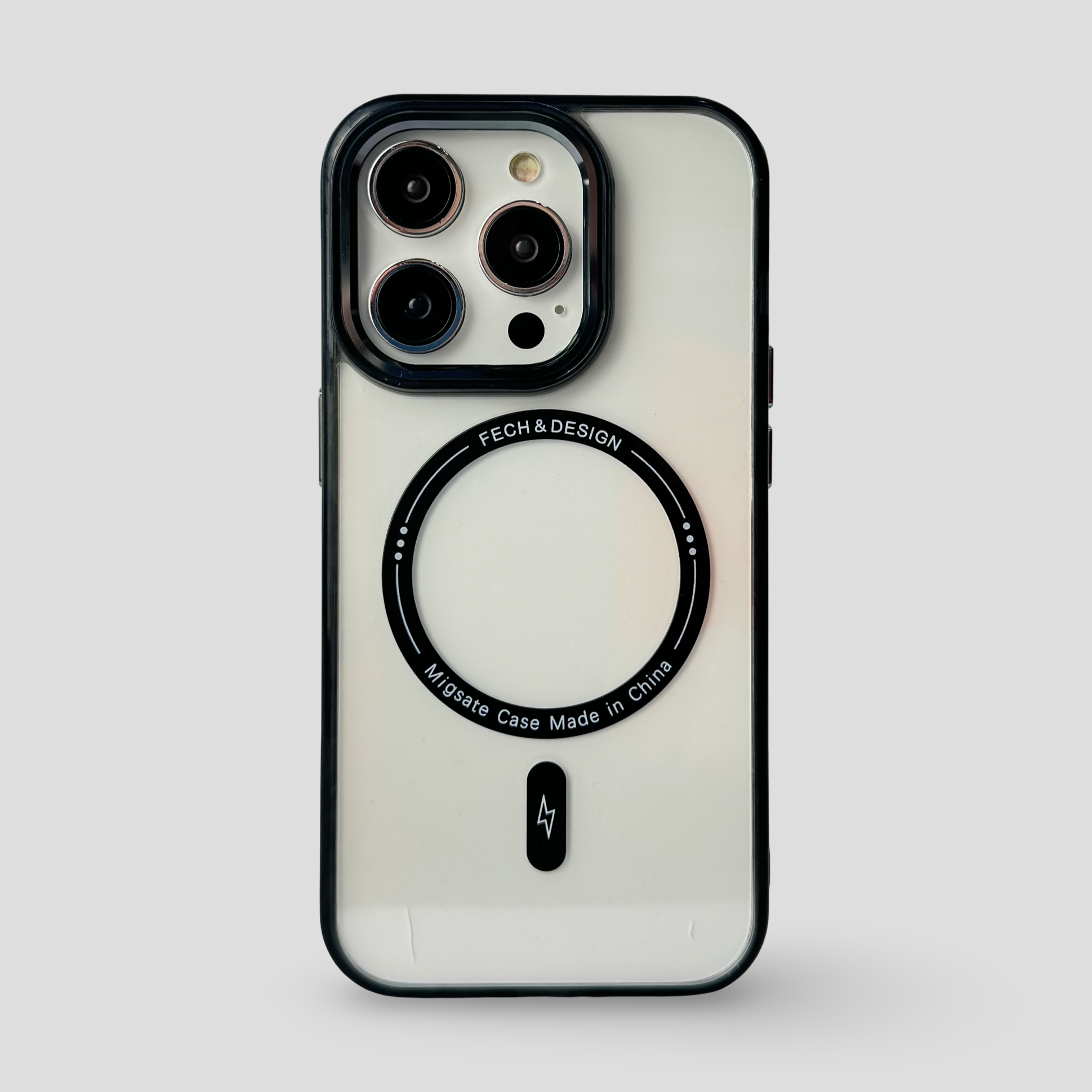 Magsafe Силиконов кейс с кант за iPhone