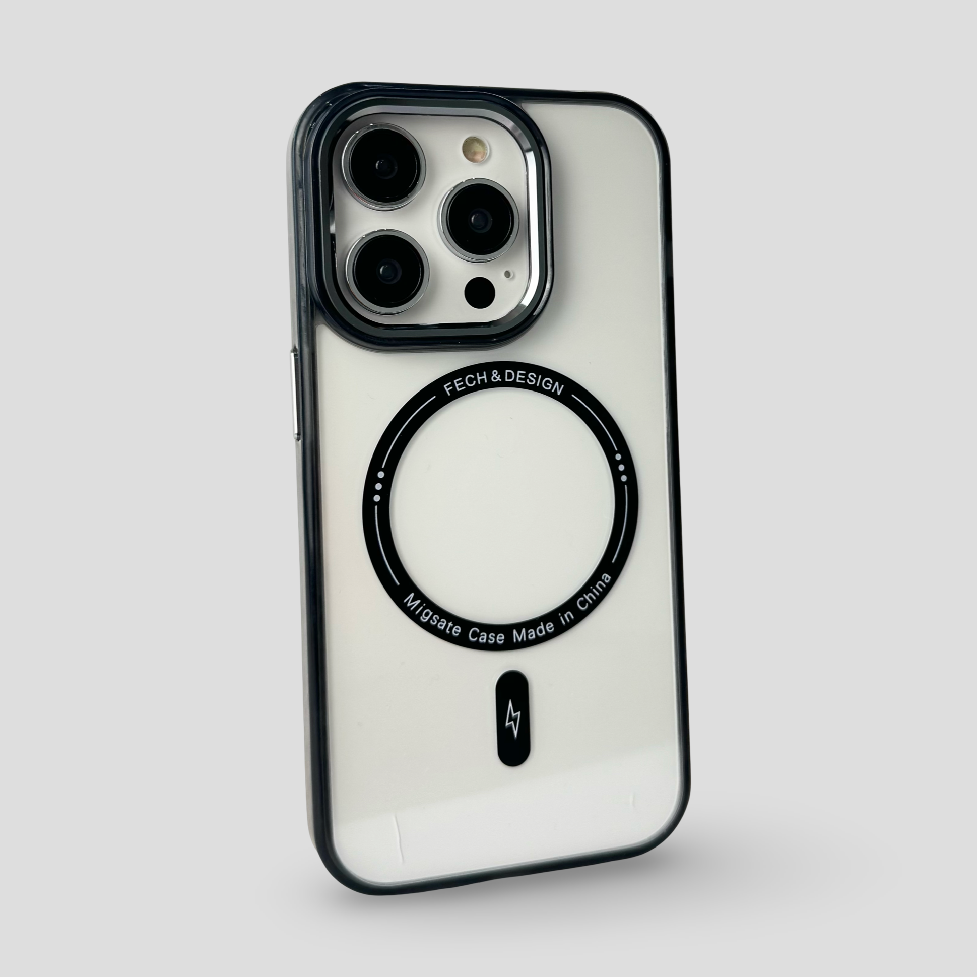 Magsafe Силиконов кейс с кант за iPhone