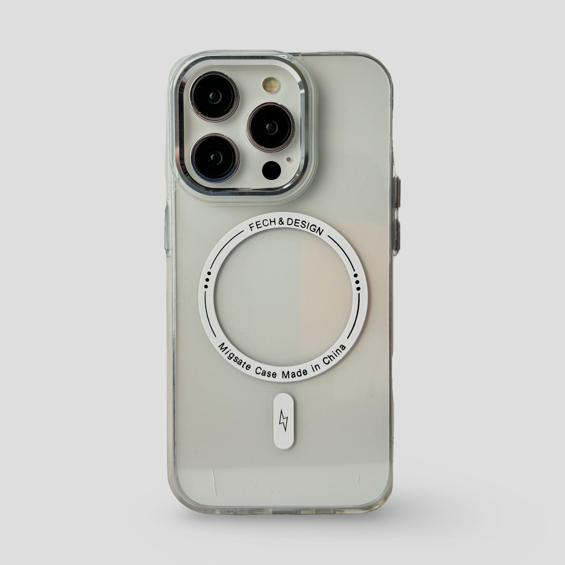 Magsafe Силиконов кейс с кант за iPhone