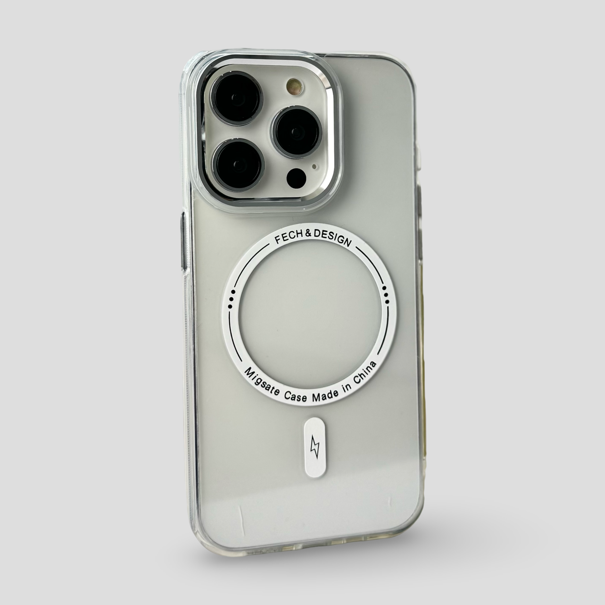 Magsafe Силиконов кейс с кант за iPhone