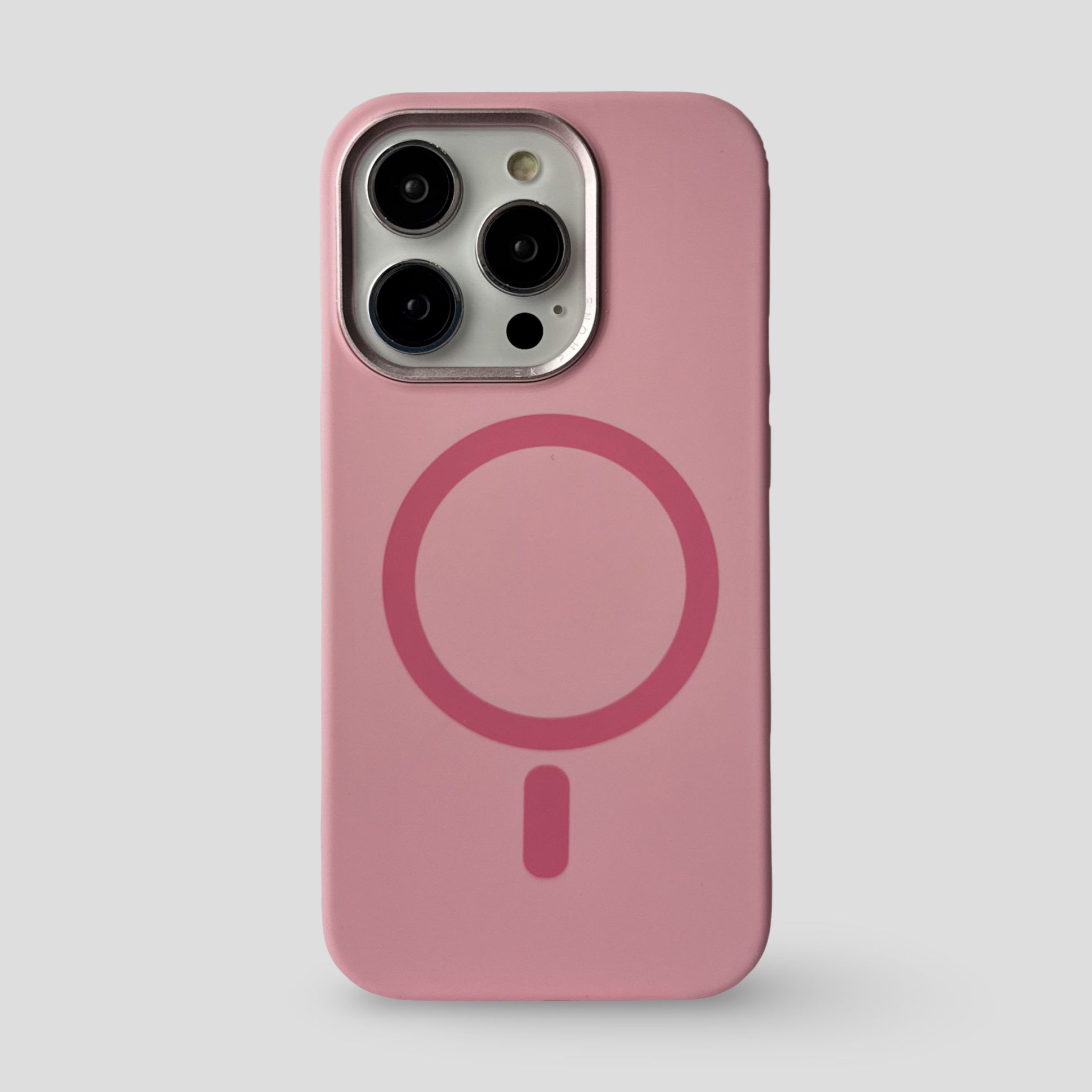 Magsafe Силиконов кейс за iPhone - Розов