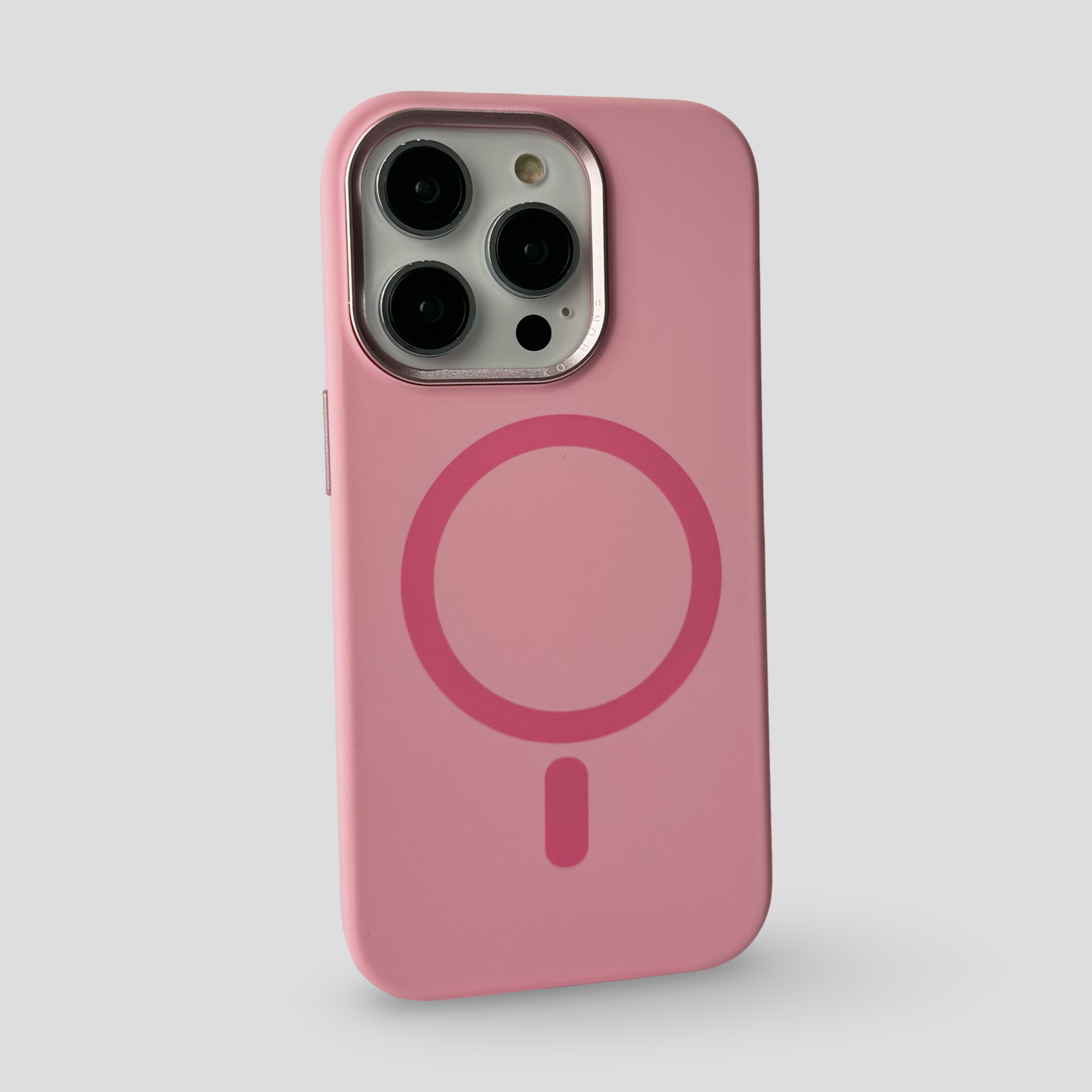 Magsafe Силиконов кейс за iPhone - Розов