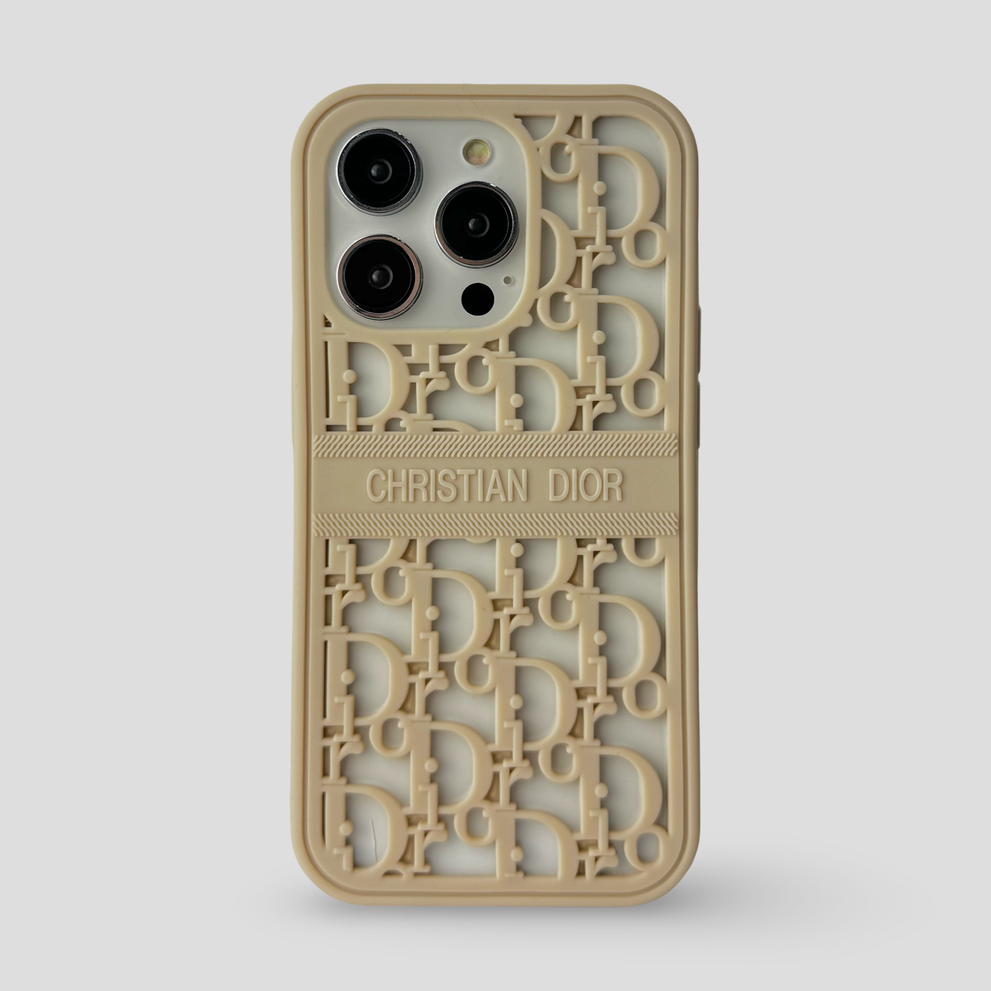 Силиконов кейс за iPhone - Бежов