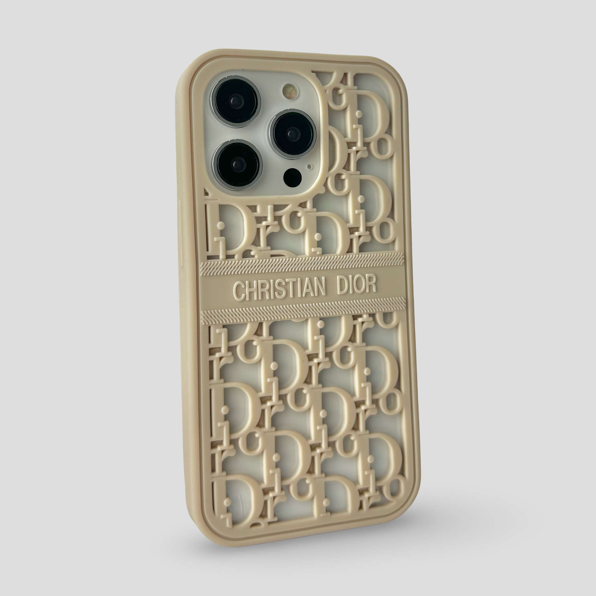 Силиконов кейс за iPhone - Бежов