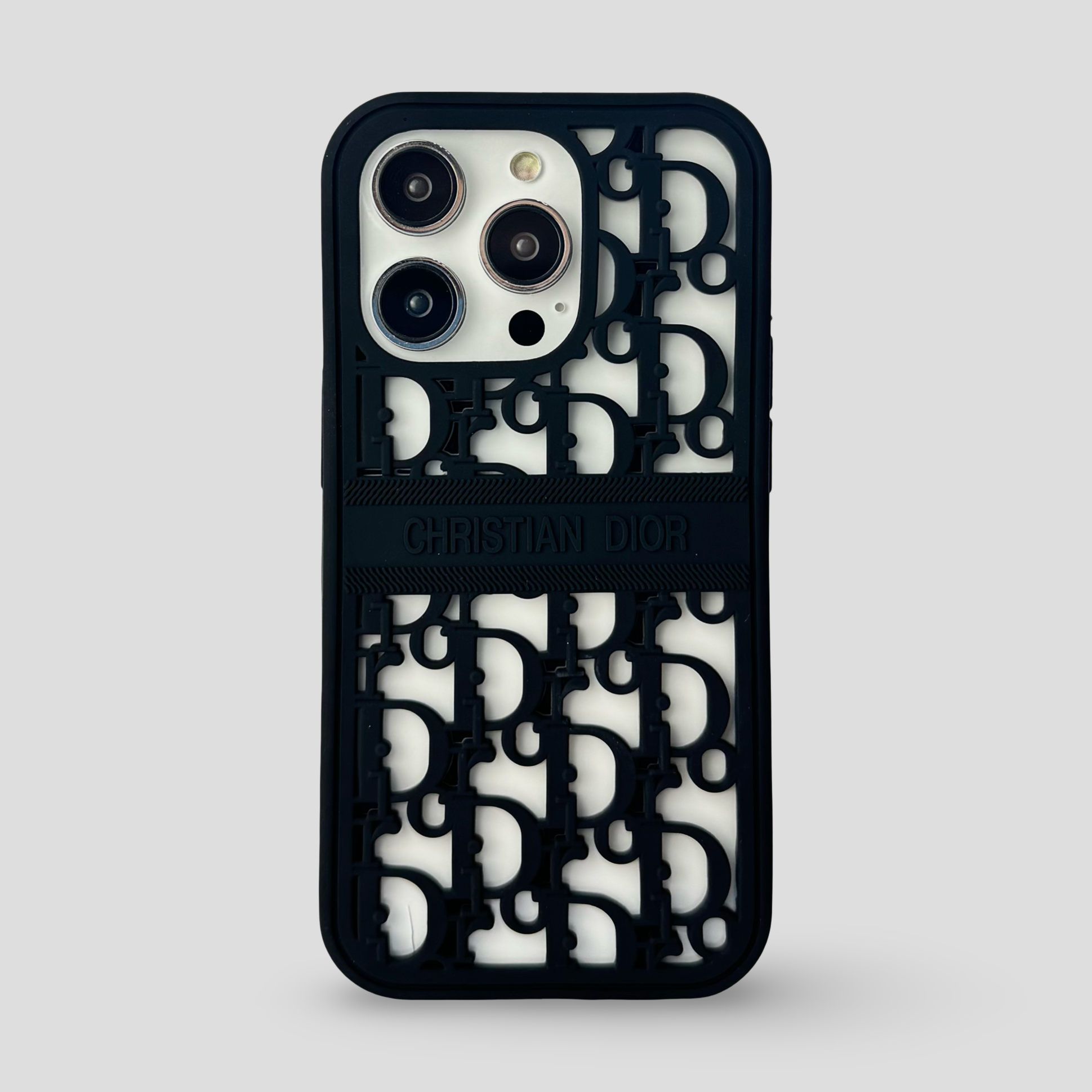 Силиконов кейс за iPhone - Черен