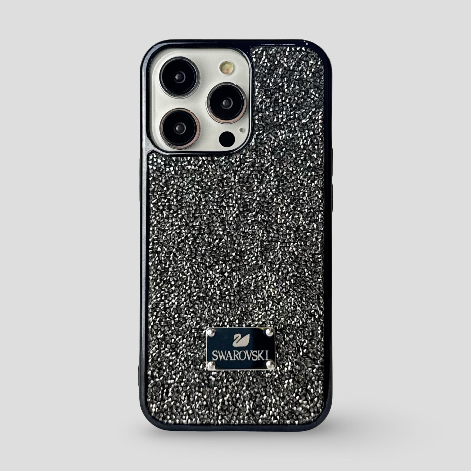 Силиконов кейс с камъни за iPhone