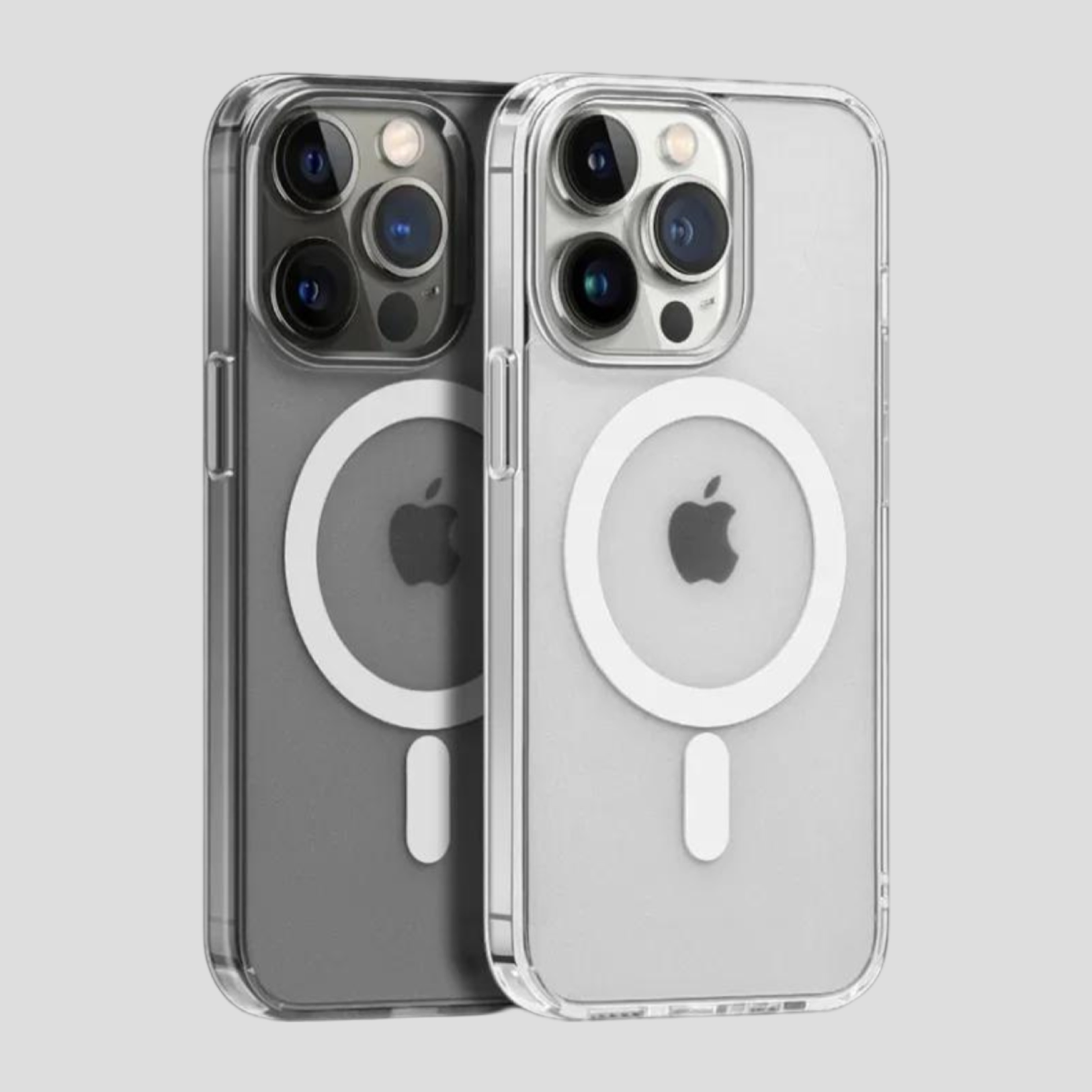 MagSafe Прозрачен силиконов кейс за iPhone
