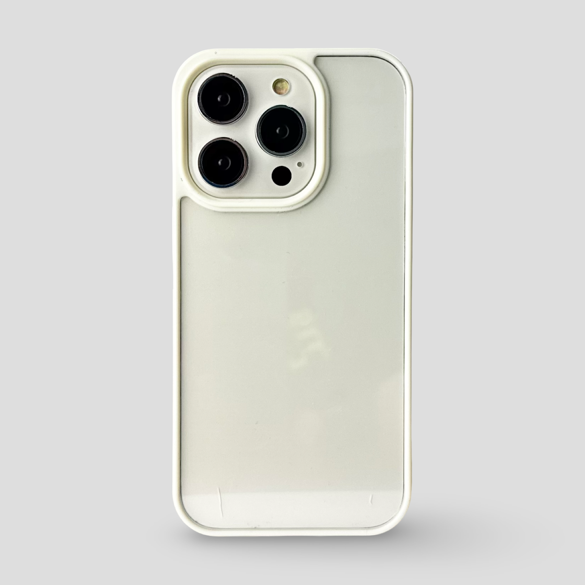 Силиконов кейс за iPhone - Бял