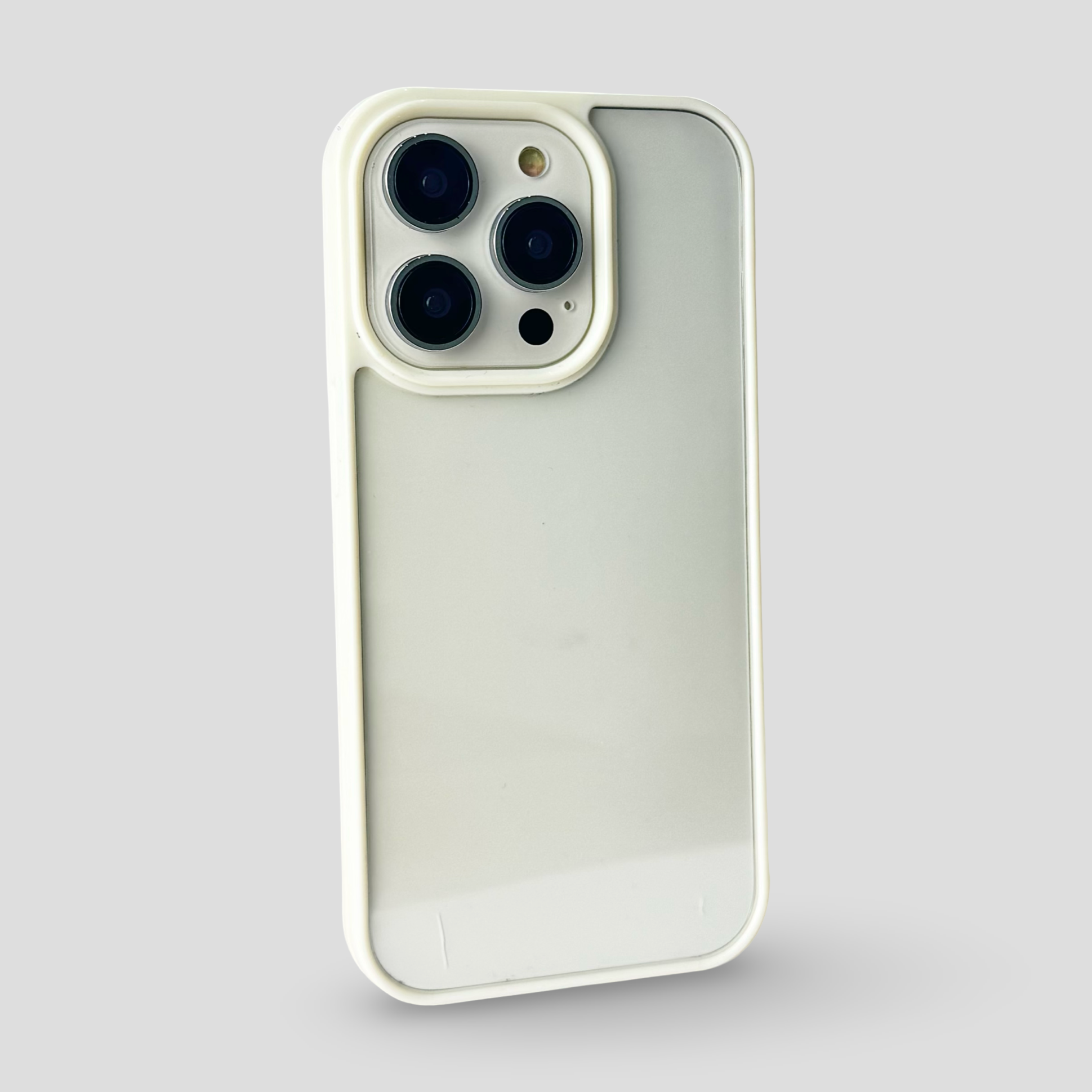 Силиконов кейс за iPhone - Бял