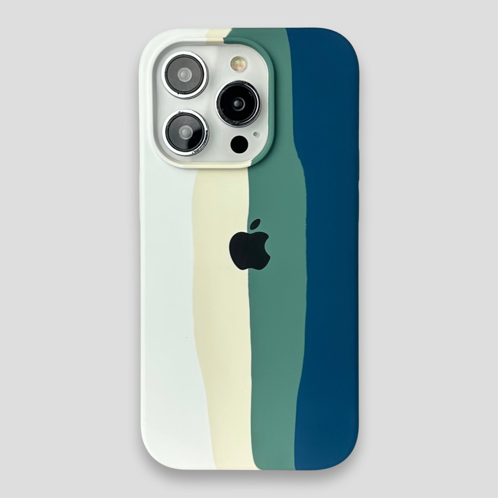 Силиконов кейс с лого за iPhone - Многоцветен 74