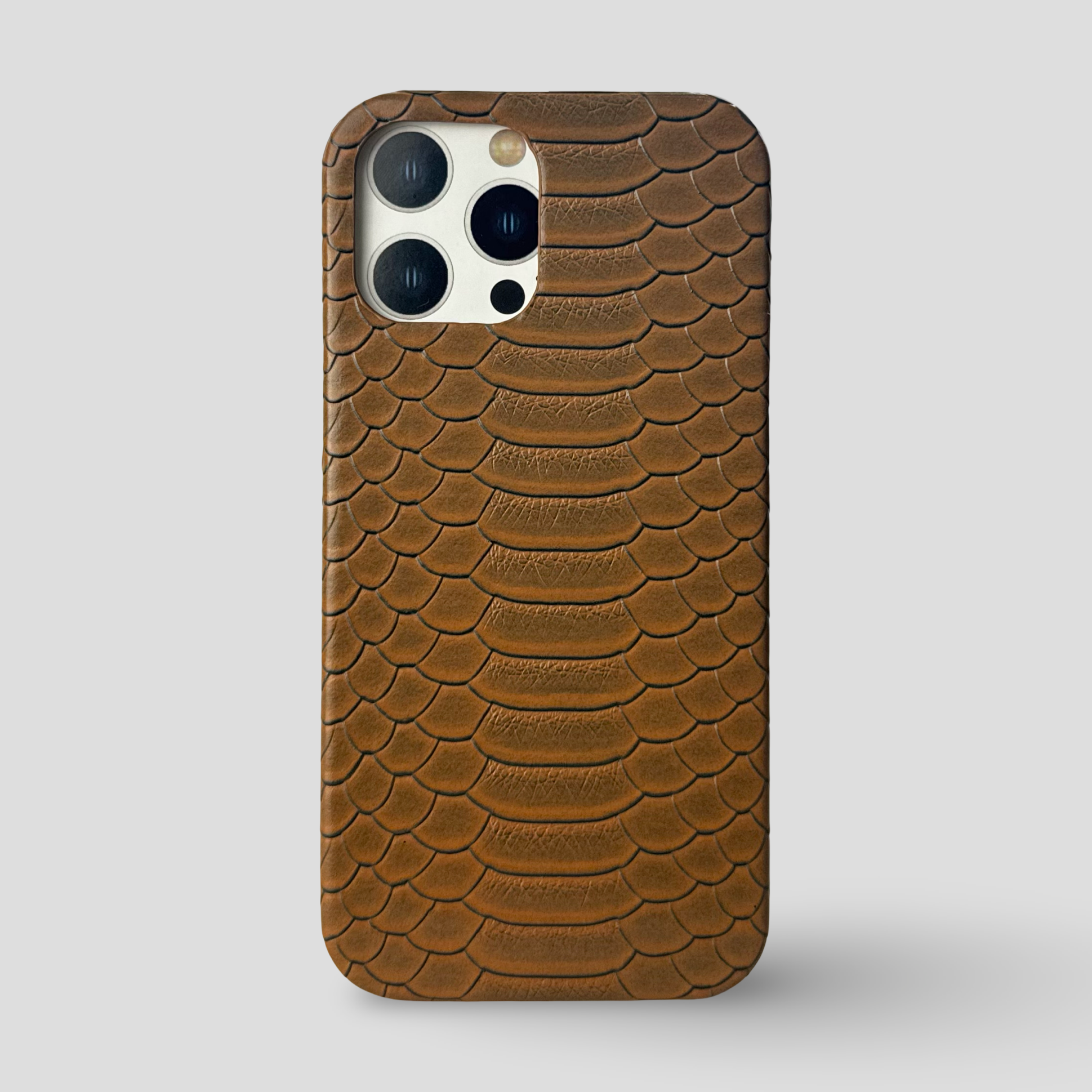 Релефен кожен кейс за iPhone