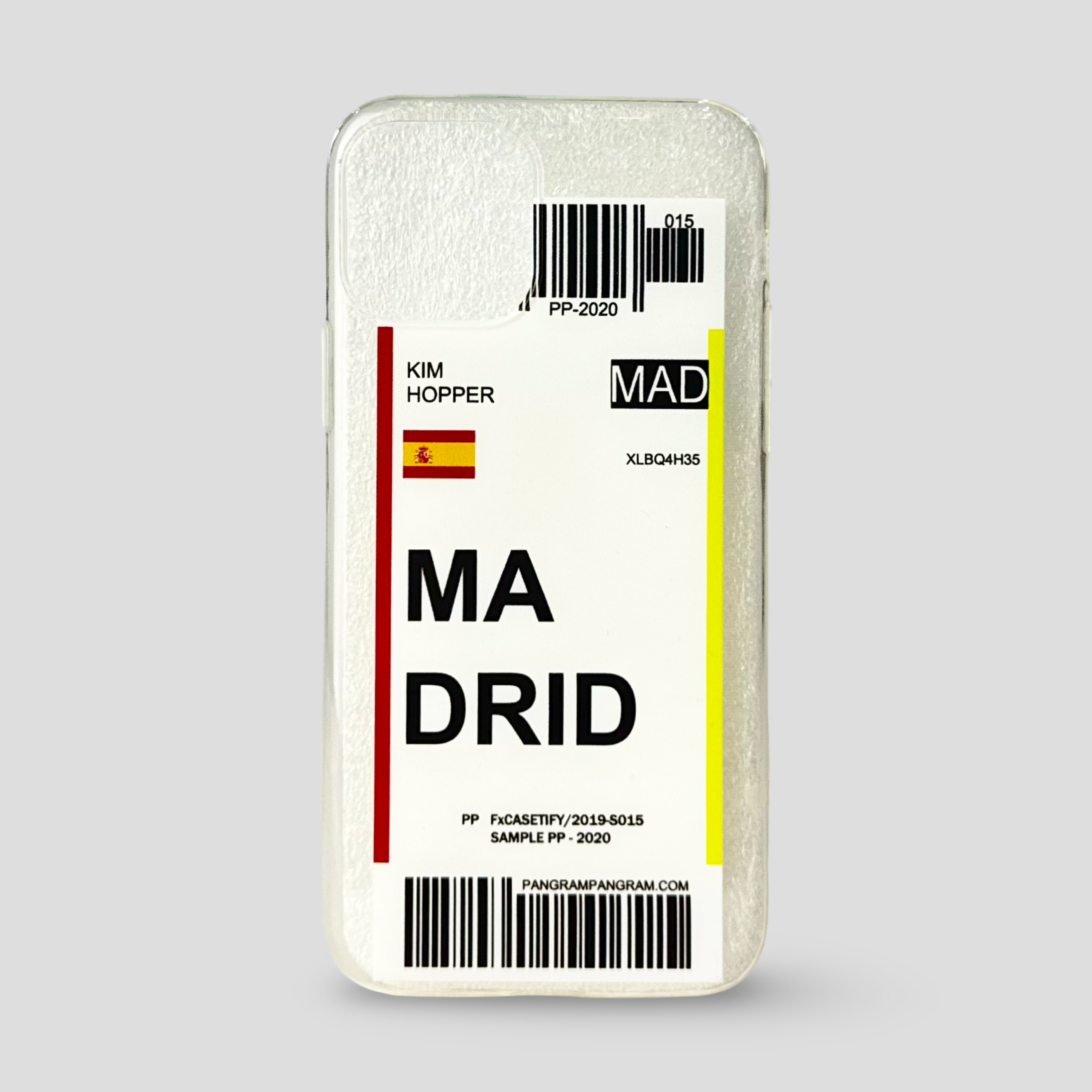 Прозрачен силиконов кейс за iPhone - MADRID