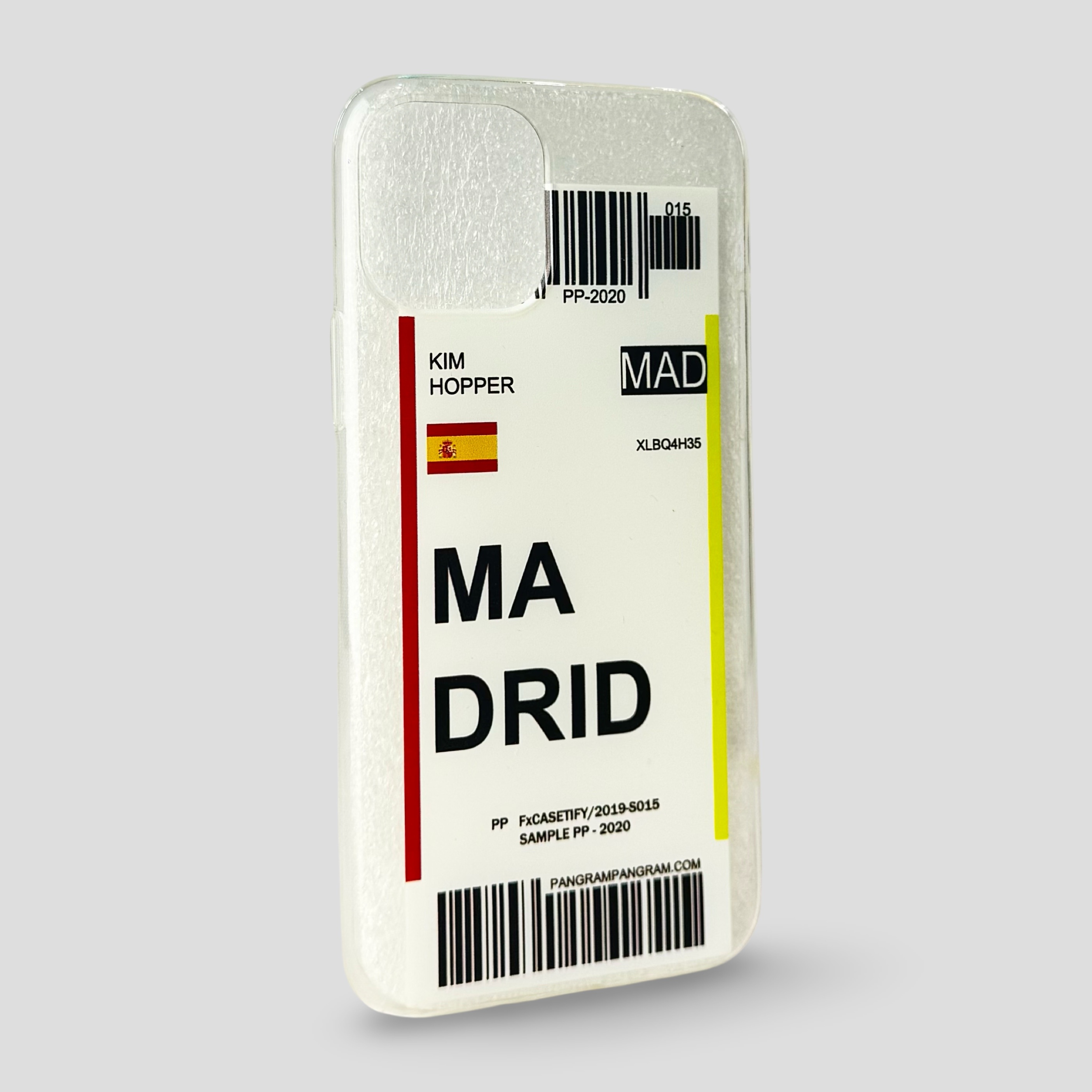 Прозрачен силиконов кейс за iPhone - MADRID