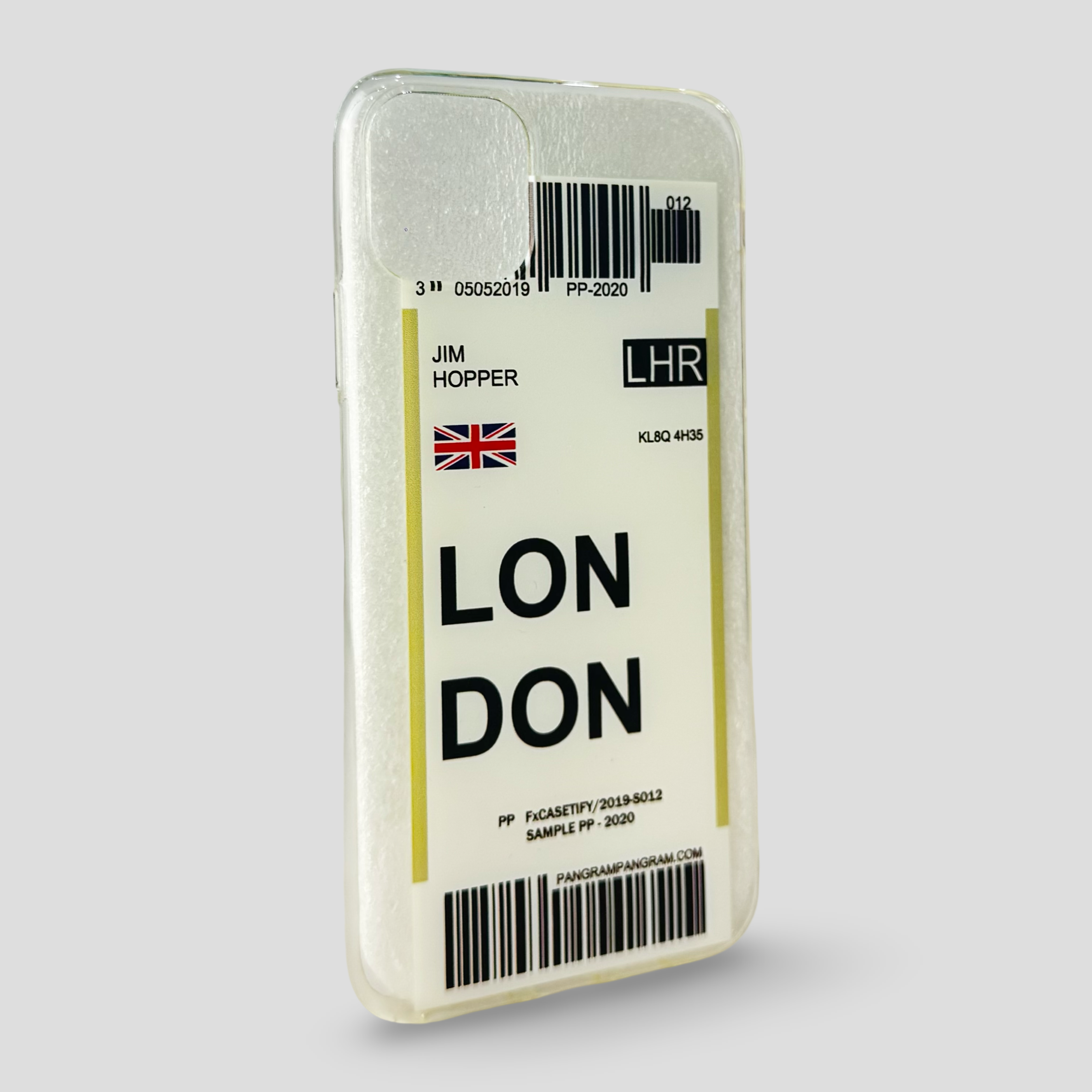 Прозрачен силиконов кейс за iPhone - LONDON