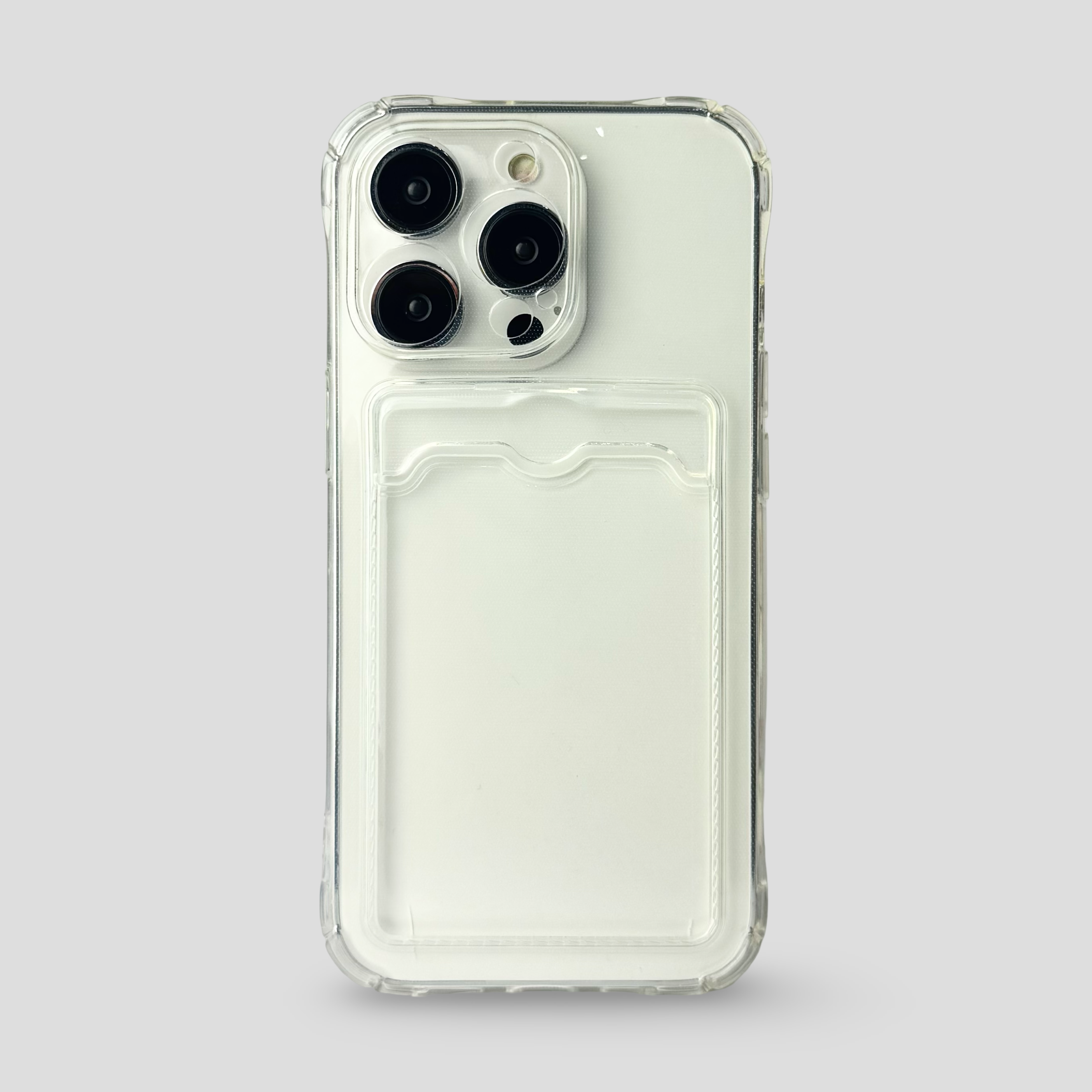 Прозрачен силиконов кейс с отделения за iPhone