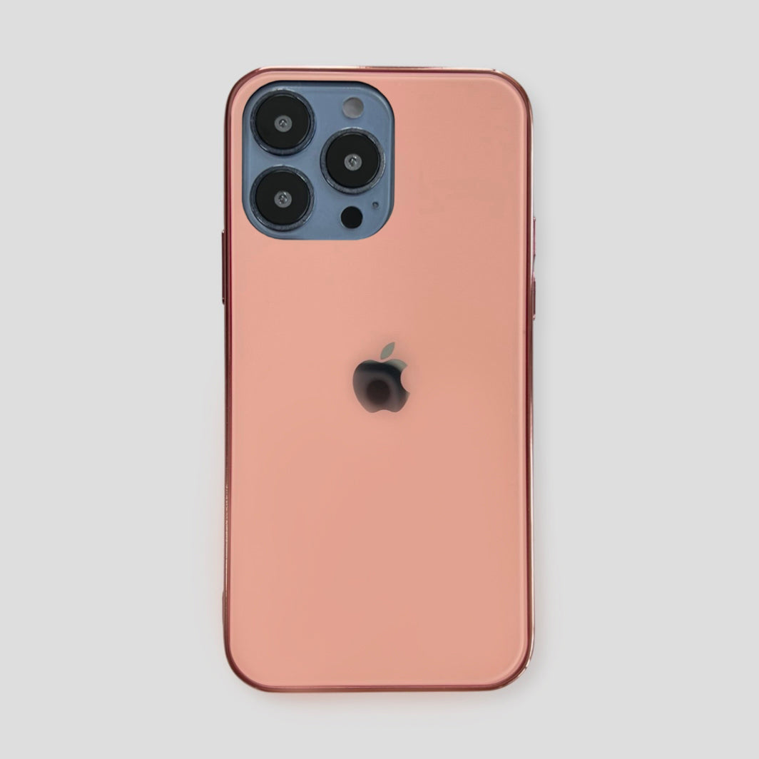 Стъклен Кейс с Лого за iPhone